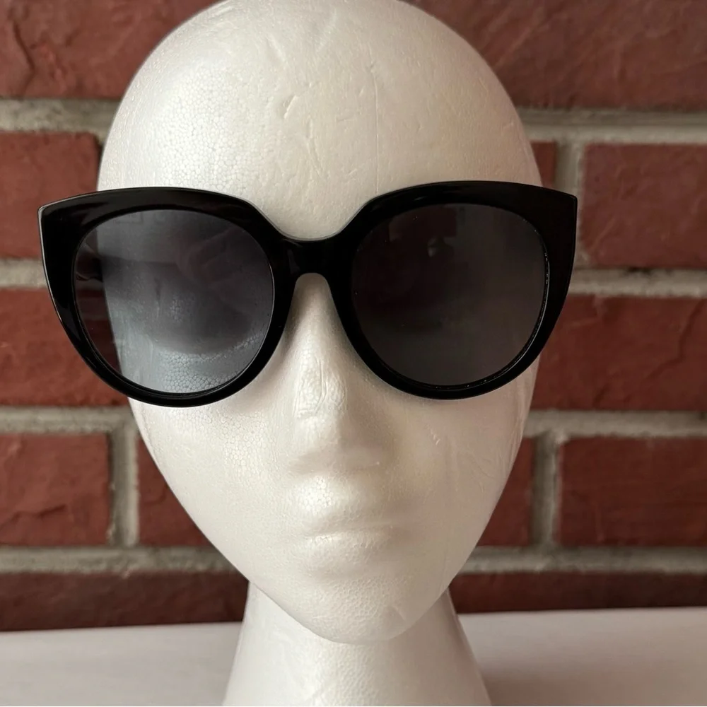 Fendi Oversized Black Sunglasses Made in Italy